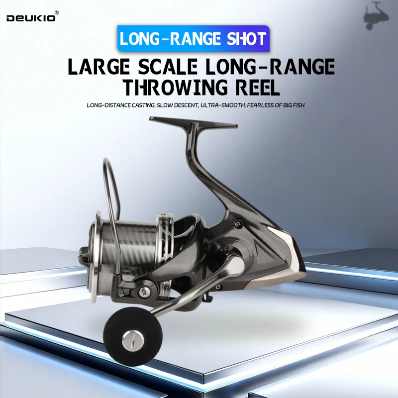 Trolling Reel - Moulinet de pêche spinning DEUKIO 8000-16000,